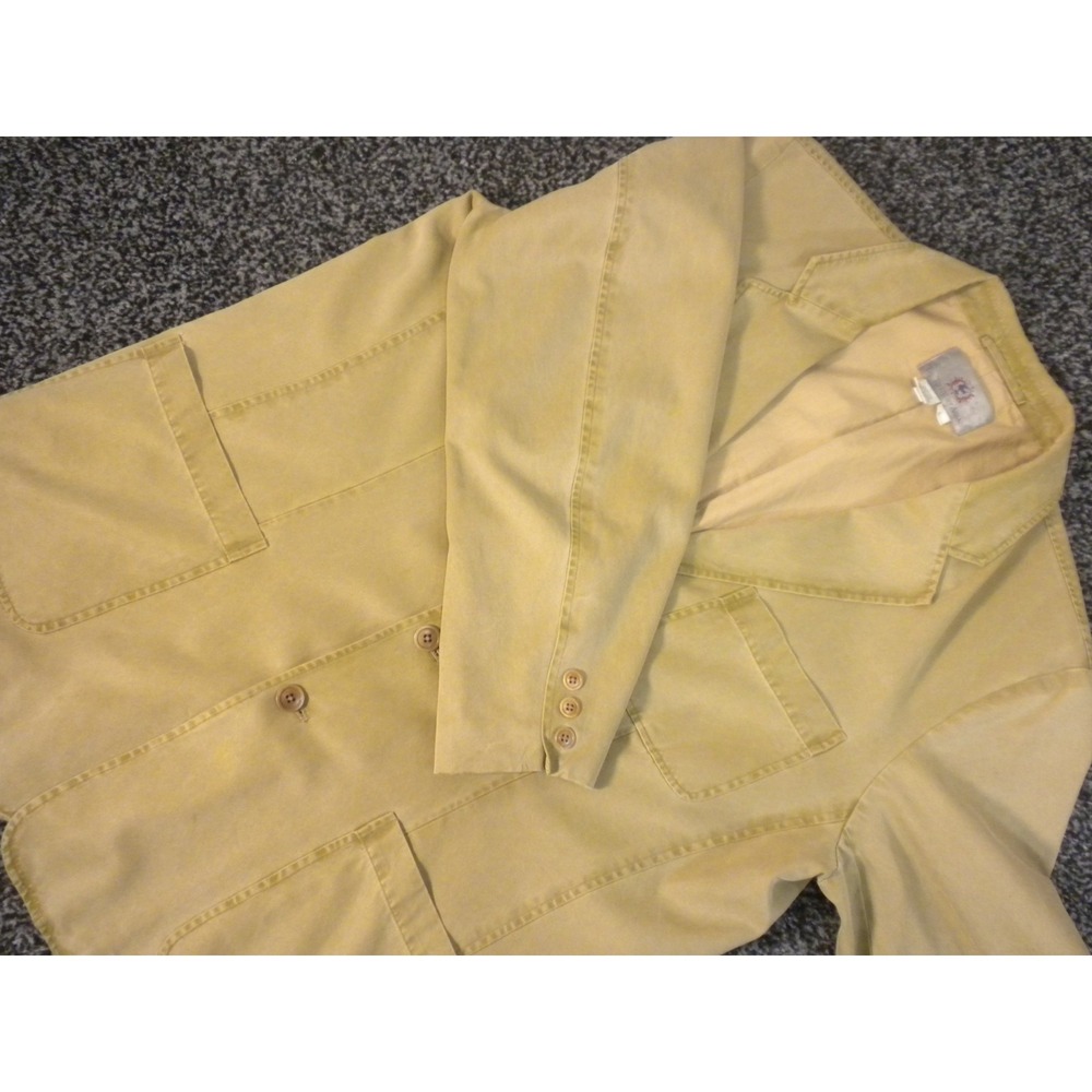 Territory Ahead Jacket Mens L Green Silk Blend Explorer Chore Sport‎ Coat Blazer